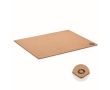 Cork placemat with detail in the corner for gifting 40x30cm colour beige