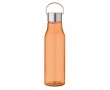 Recycled leak-proof RPET bottle in colours, 600ml colour transparent orange