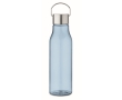 Recycled leak-proof RPET bottle in colours, 600ml colour transparent light blue
