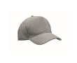 Reflective baseball cap made of 190T polyester, size 7 1/4 colour matt silver