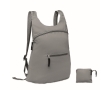 Reflective, foldable sports backpack for hiking colour matt silver