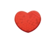 Affordable candy dispenser, red heart shape with peppermints colour red