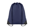 Drawstring bag in cool colours, made of 190T polyester colour blue