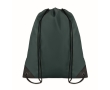 Drawstring bag in cool colours, made of 190T polyester colour dark green