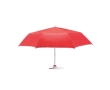 Manual opening & closing umbrella with handle and matching strap, Ø98 colour red