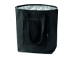 Foldable cooler bag with aluminimum interior for summer events colour black