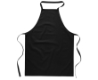 Cooking apron made from 100% cotton, 180 g/m2 colour black