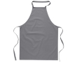Cooking apron made from 100% cotton, 180 g/m2 colour grey