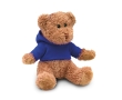 Teddy bear with hooded jacket for children colour blue