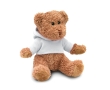 Teddy bear with hooded jacket for children colour white
