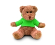 Teddy bear with hooded jacket for children colour green
