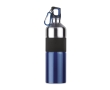 Large two-tone stainless steel drinking bottle, 750 ml colour blue