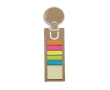 Bookmarks with coloured sticky notes for employees colour beige