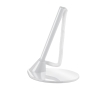 Ballpoint pen holder with attached pen colour white