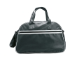 Bowling type travel bag, PVC with adjustable shoulder strap colour black