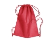 Non-woven drawstring bag, 80 g/m2 colour red