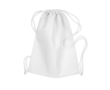 Non-woven drawstring bag, 80 g/m2 colour white