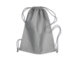 Non-woven drawstring bag, 80 g/m2 colour grey