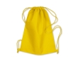 Non-woven drawstring bag, 80 g/m2 colour yellow