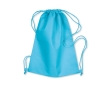 Non-woven drawstring bag, 80 g/m2 colour turquoise