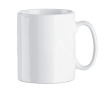 White ceramic mug for sublimation, 300ml colour white