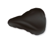 Bicycle saddle cover for promotions colour black