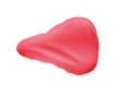Bicycle saddle cover for promotions colour red