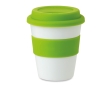 Travel mug with printable band, 350 ml colour green