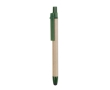 Pen & stylus, sustainably made of recycled cardboard, blue ink colour green