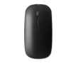 Battery-operated wireless mouse, glossy plastic colour black