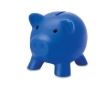Piggy bank in many colours for saving, PVC colour blue