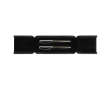 Attractive gift set with pen and gel pen with blue ink colour titanium