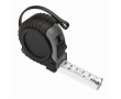 5m long tape measure, roll-up system, black & red ABS housing colour grey