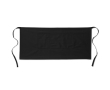 Short cooking apron for cooking classes, 195 g/m2 colour black