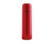 Stainless steel thermos bottle with all-round print, 500 ml colour red