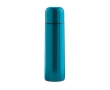 Stainless steel thermos bottle with all-round print, 500 ml colour turquoise