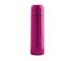 Stainless steel thermos bottle with all-round print, 500 ml colour fuchsia