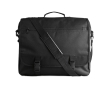 Document bag with many compartments, adjustable shoulder strap colour black