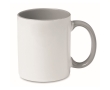 Ceramic coffee mug & coloured interior for sublimation, 300 ml colour grey