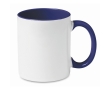 Ceramic coffee mug & coloured interior for sublimation, 300 ml colour ultramarine blue