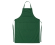 Kitchen apron with front pockets, adjustable neck strap, 190 g/m2 colour green