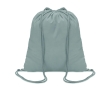 Sustainable drawstring drawstring bag made of cotton, 100 g/m2 colour grey