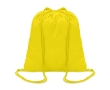 Sustainable drawstring drawstring bag made of cotton, 100 g/m2 colour yellow