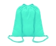 Sustainable drawstring drawstring bag made of cotton, 100 g/m2 colour turquoise