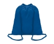 Sustainable drawstring drawstring bag made of cotton, 100 g/m2 colour royal blue