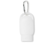 Sunscreen with carabiner, 30 ml, SPF 20 colour white