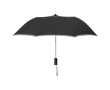 Foldable manual umbrella with reflective edge, Ø 93 colour black