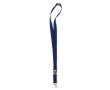 Lanyard with removable buckle and closure for events colour blue