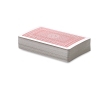 Classic deck of cards in a plastic box colour red