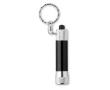 Original aluminium keyring with flashlight colour black